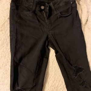 Black Ripped Jeggings